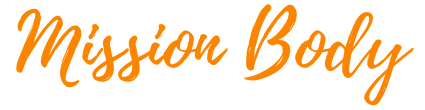 Orangenes Logo des Wellness-Blogs Mission Body
